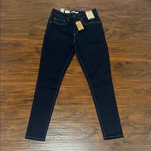 Levi's 721 High Rise Dark Wash Skinny Jeans 30X30